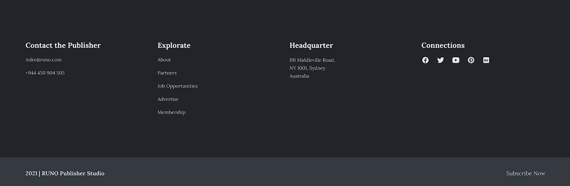 footer